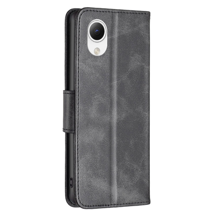 For Samsung Galaxy A23e 5G Lambskin Texture Pure Color Flip Leather Phone Case
