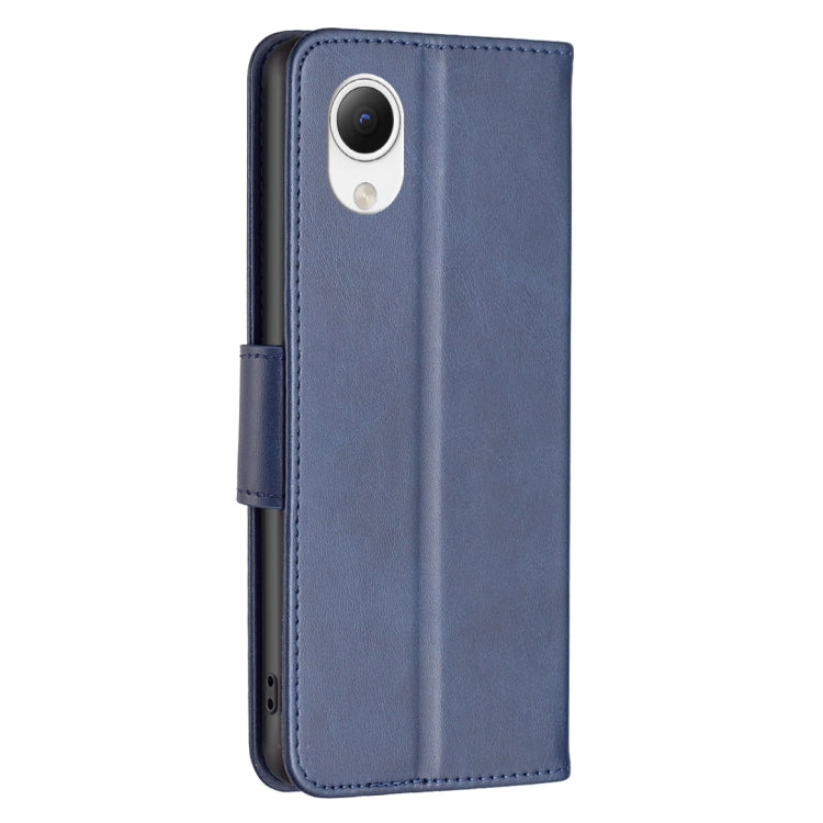 For Samsung Galaxy A23e 5G Lambskin Texture Pure Color Flip Leather Phone Case