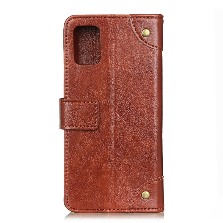 For Huawei Nova 7 5G Copper Buckle Nappa Texture Horizontal Flip Leather Case with Holder & Card Slots & Wallet