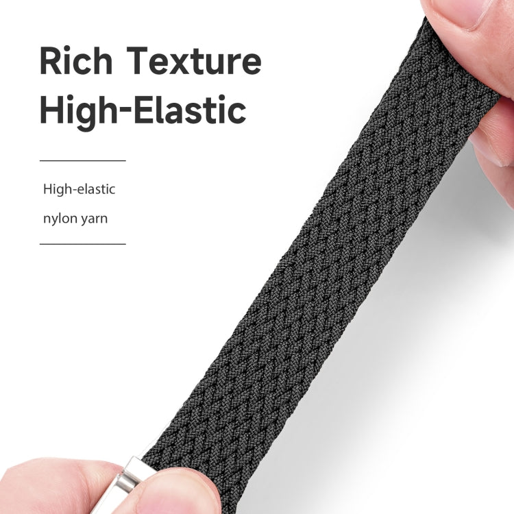 For Samsung Watch DUX DUCIS 22mm Braided Nylon Elastic Watch Band