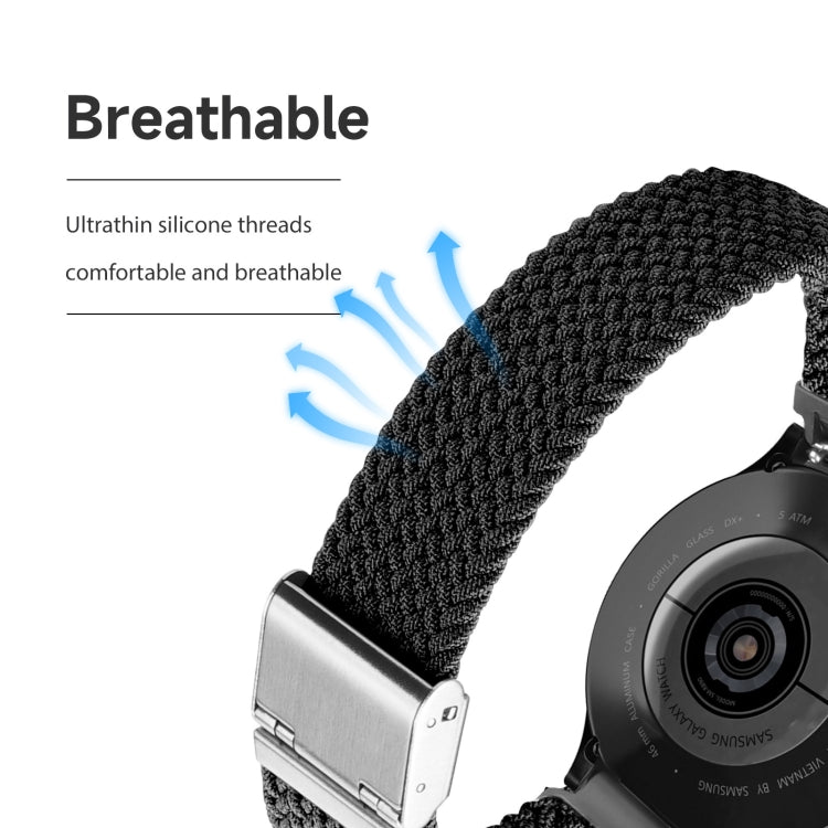 For Samsung Watch DUX DUCIS 22mm Braided Nylon Elastic Watch Band
