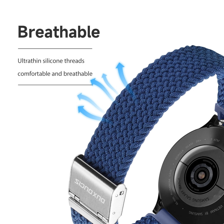 For Samsung Watch DUX DUCIS 22mm Braided Nylon Elastic Watch Band