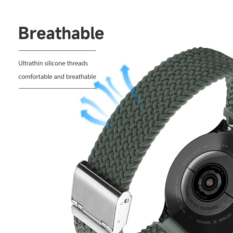 For Samsung Watch DUX DUCIS 22mm Braided Nylon Elastic Watch Band