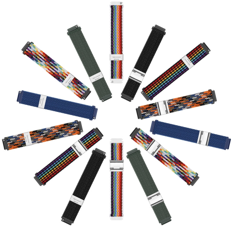 For Samsung Watch DUX DUCIS 22mm Braided Nylon Elastic Watch Band