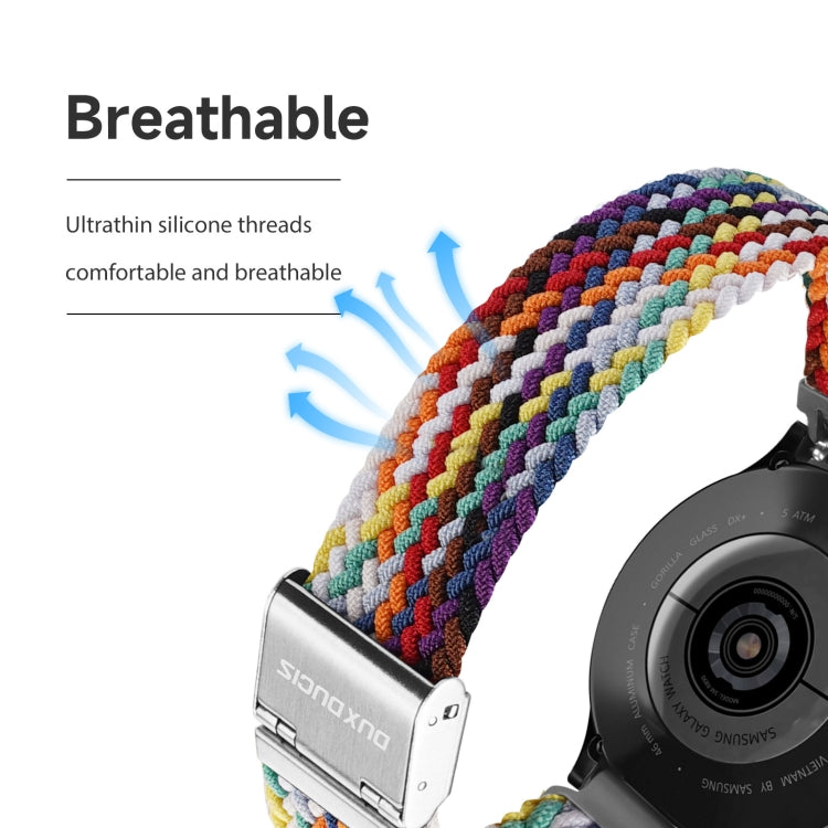 For Samsung Watch DUX DUCIS 22mm Braided Nylon Elastic Watch Band
