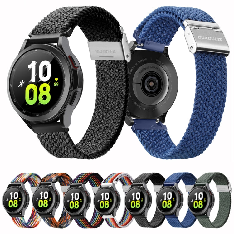 For Samsung Watch DUX DUCIS 22mm Braided Nylon Elastic Watch Band