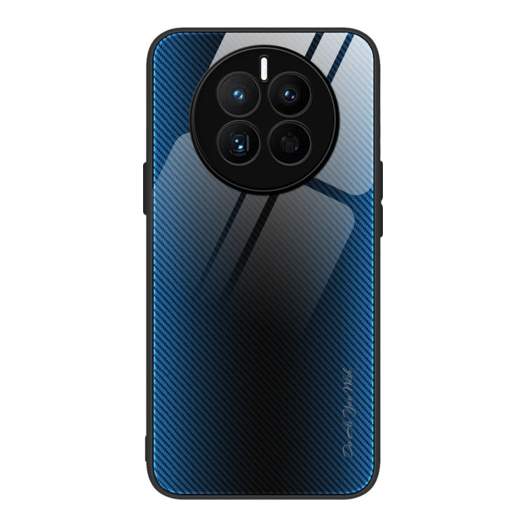 For Huawei Mate 50 Texture Gradient Glass TPU Phone Case