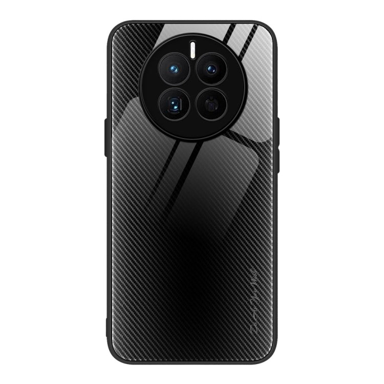 For Huawei Mate 50 Texture Gradient Glass TPU Phone Case