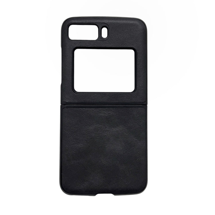 For Motorola Moto Razr 2022 Cowhide Texture PU Phone Case
