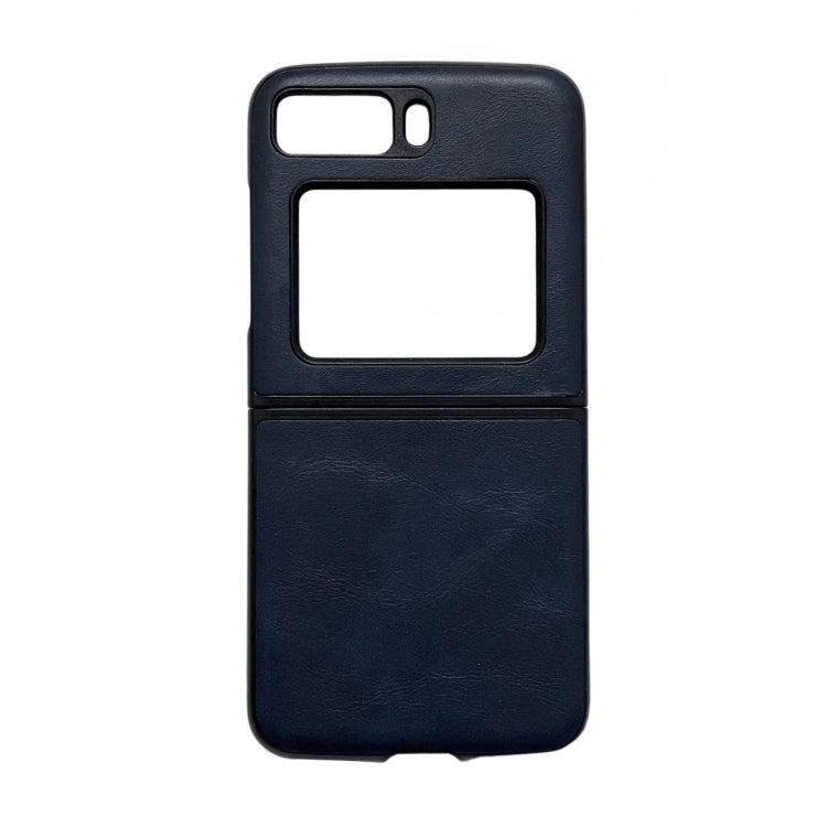 For Motorola Moto Razr 2022 Cowhide Texture PU Phone Case