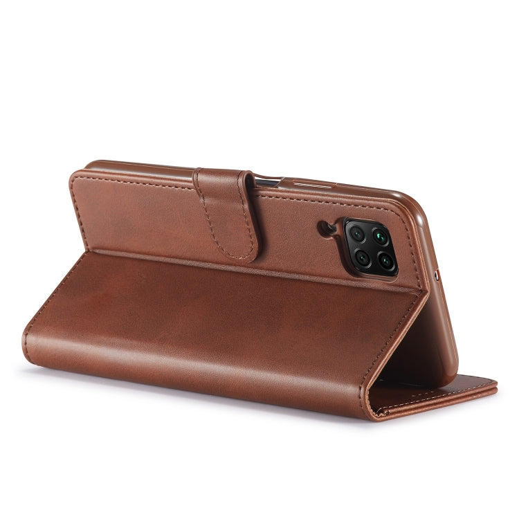 For Huawei P40 Lite / nova 6 SE LC.IMEEKE Calf Texture Horizontal Flip Leather Case, with Holder & Card Slots & Wallet & Photo Frame