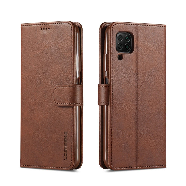 For Huawei P40 Lite / nova 6 SE LC.IMEEKE Calf Texture Horizontal Flip Leather Case, with Holder & Card Slots & Wallet & Photo Frame