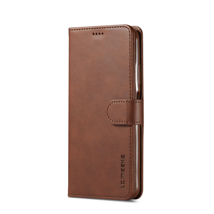 For Huawei P40 Lite / nova 6 SE LC.IMEEKE Calf Texture Horizontal Flip Leather Case, with Holder & Card Slots & Wallet & Photo Frame