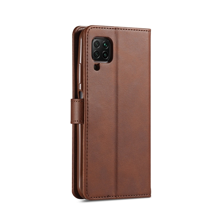 For Huawei P40 Lite / nova 6 SE LC.IMEEKE Calf Texture Horizontal Flip Leather Case, with Holder & Card Slots & Wallet & Photo Frame
