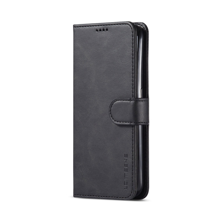For Galaxy A01 LC.IMEEKE Calf Texture Horizontal Flip Leather Case, with Holder & Card Slots & Wallet & Photo Frame
