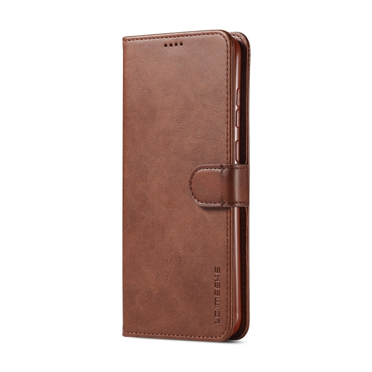 For Galaxy A11 / M11 LC.IMEEKE Calf Texture Horizontal Flip Leather Case, with Holder & Card Slots & Wallet & Photo Frame
