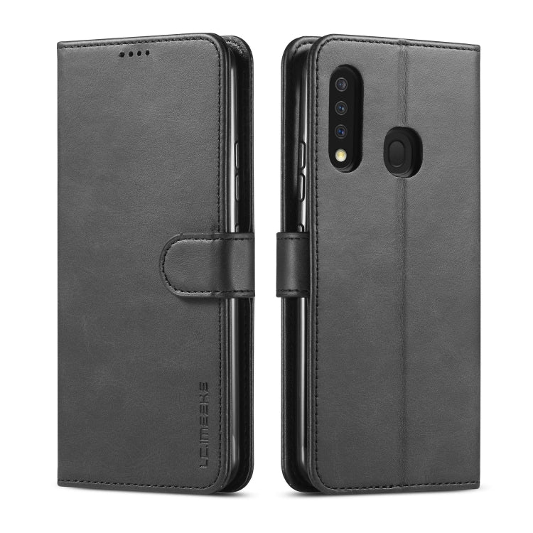 For Galaxy A70e LC.IMEEKE Calf Texture Horizontal Flip Leather Case, with Holder & Card Slots & Wallet & Photo Frame
