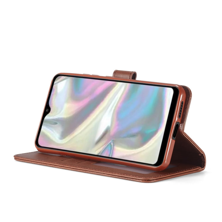 For Galaxy A70e LC.IMEEKE Calf Texture Horizontal Flip Leather Case, with Holder & Card Slots & Wallet & Photo Frame
