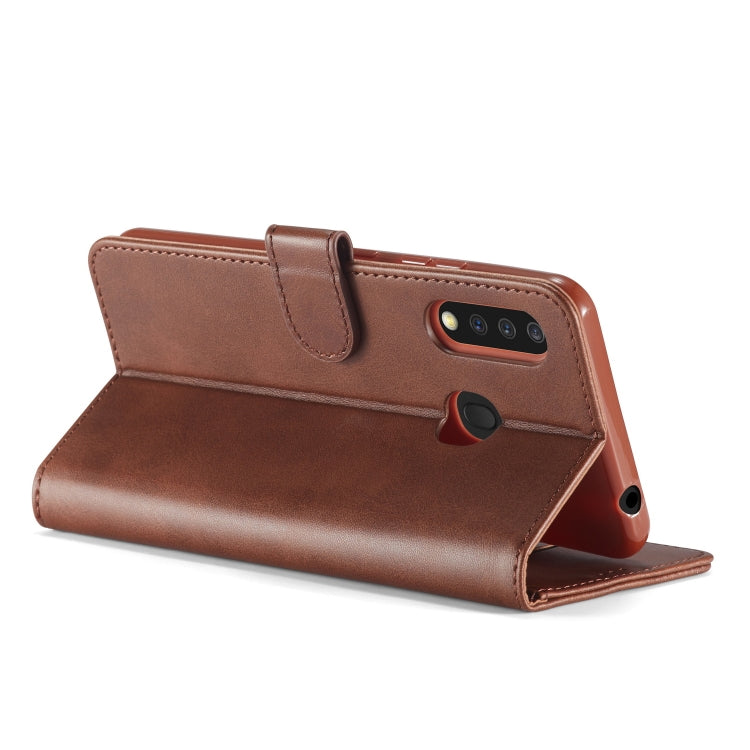 For Galaxy A70e LC.IMEEKE Calf Texture Horizontal Flip Leather Case, with Holder & Card Slots & Wallet & Photo Frame