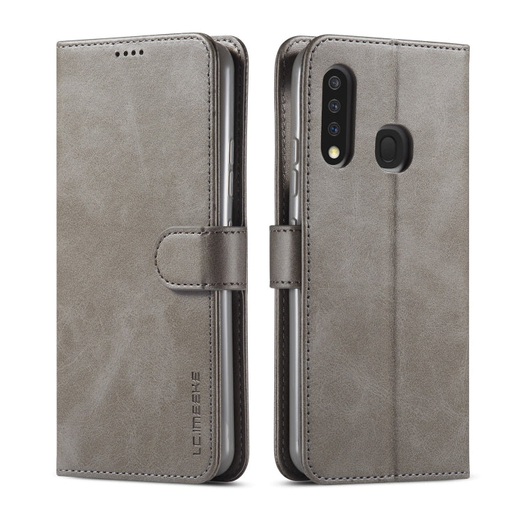 For Galaxy A70e LC.IMEEKE Calf Texture Horizontal Flip Leather Case, with Holder & Card Slots & Wallet & Photo Frame