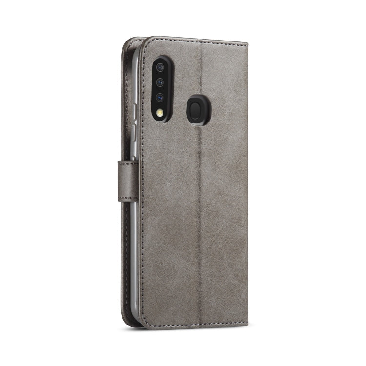 For Galaxy A70e LC.IMEEKE Calf Texture Horizontal Flip Leather Case, with Holder & Card Slots & Wallet & Photo Frame