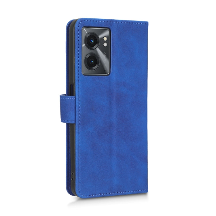 For Realme V23 5G / OPPO A57 5G Skin Feel Magnetic Flip Leather Phone Case