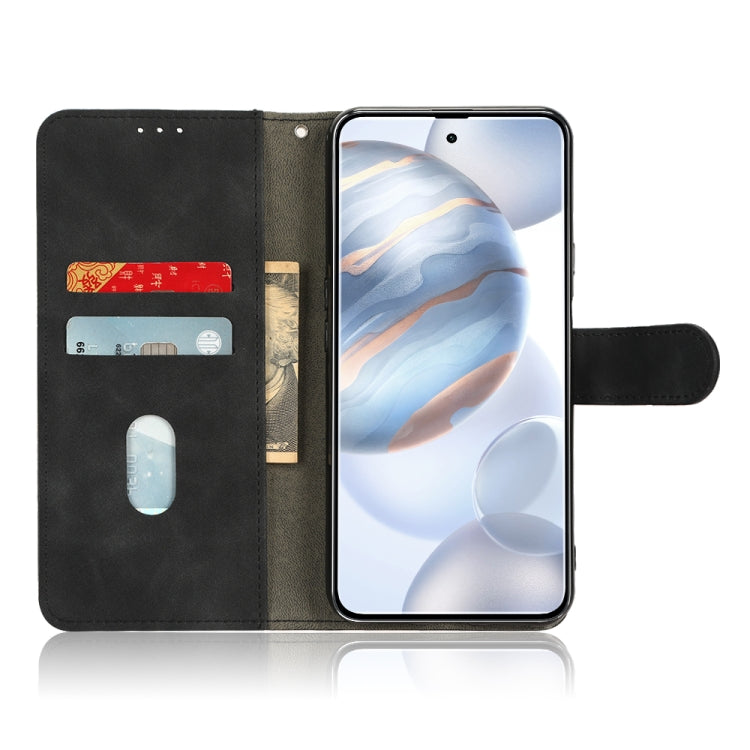 For Cubot X50 Skin Feel Magnetic Flip Leather Phone Case