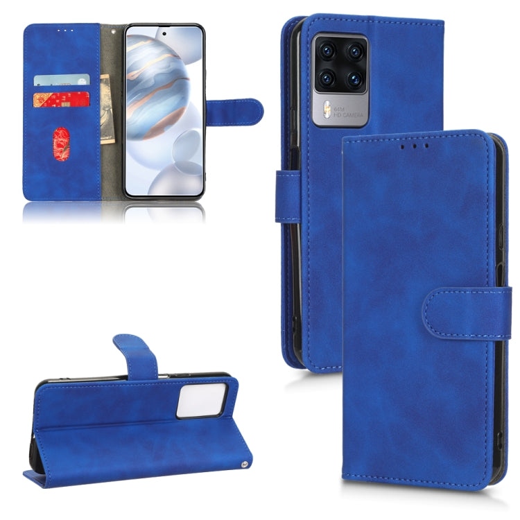 For Cubot X50 Skin Feel Magnetic Flip Leather Phone Case