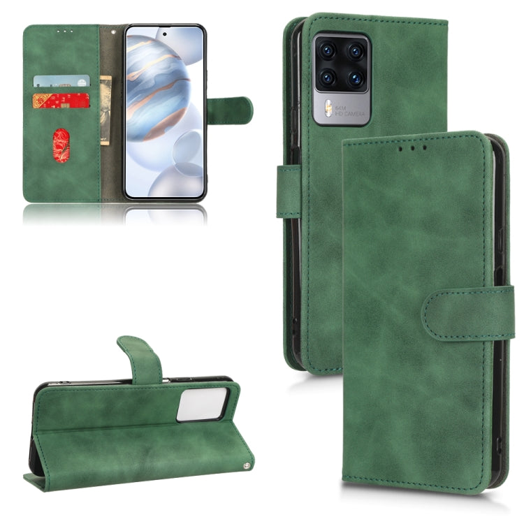 For Cubot X50 Skin Feel Magnetic Flip Leather Phone Case