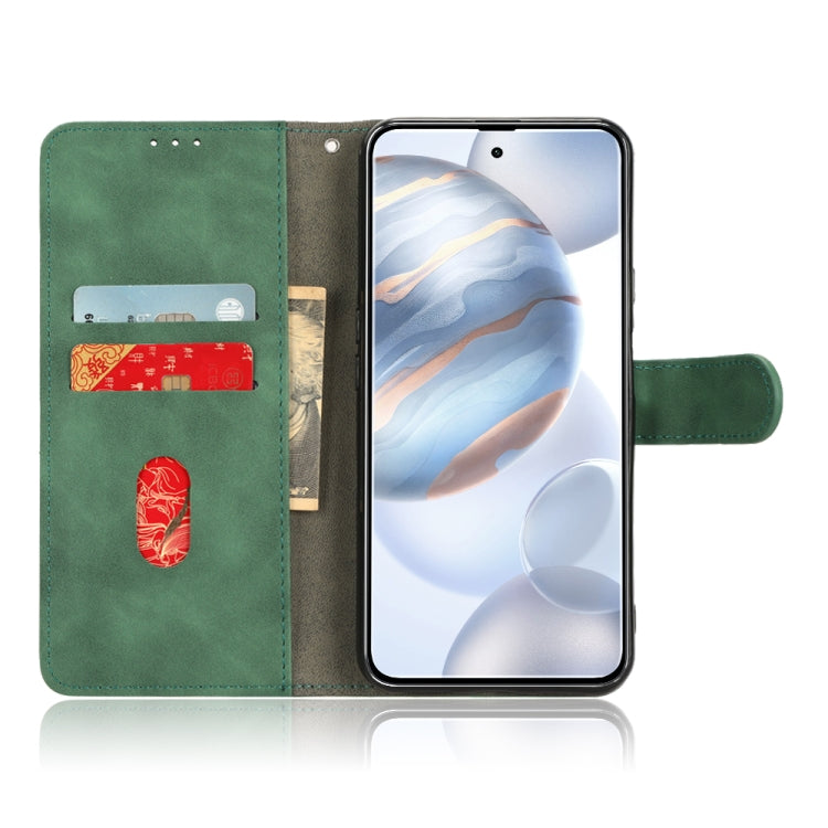 For Cubot X50 Skin Feel Magnetic Flip Leather Phone Case