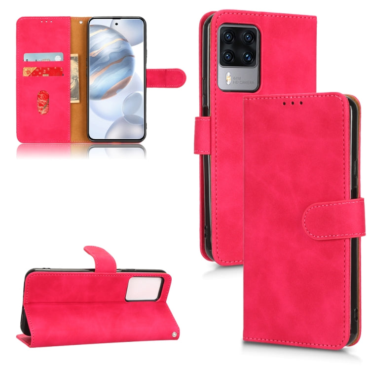 For Cubot X50 Skin Feel Magnetic Flip Leather Phone Case