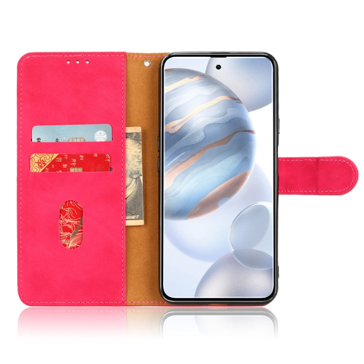 For Cubot X50 Skin Feel Magnetic Flip Leather Phone Case