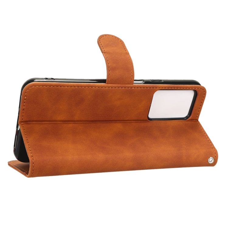 For Cubot X50 Skin Feel Magnetic Flip Leather Phone Case