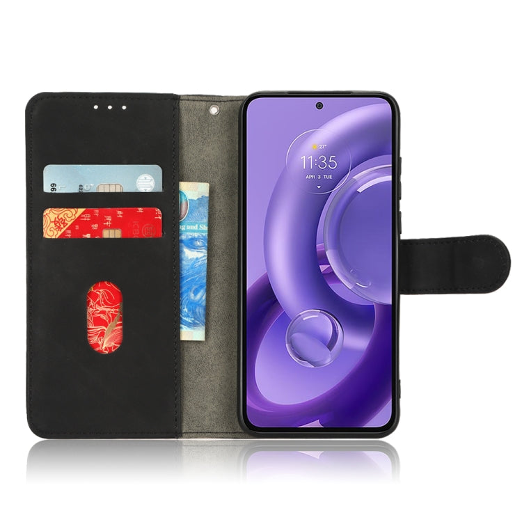 For Motorola Edge 30 Lite / 30 Neo Skin Feel Magnetic Flip Leather Phone Case