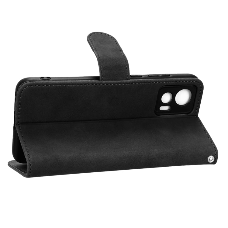 For Motorola Edge 30 Lite / 30 Neo Skin Feel Magnetic Flip Leather Phone Case