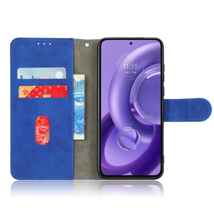 For Motorola Edge 30 Lite / 30 Neo Skin Feel Magnetic Flip Leather Phone Case