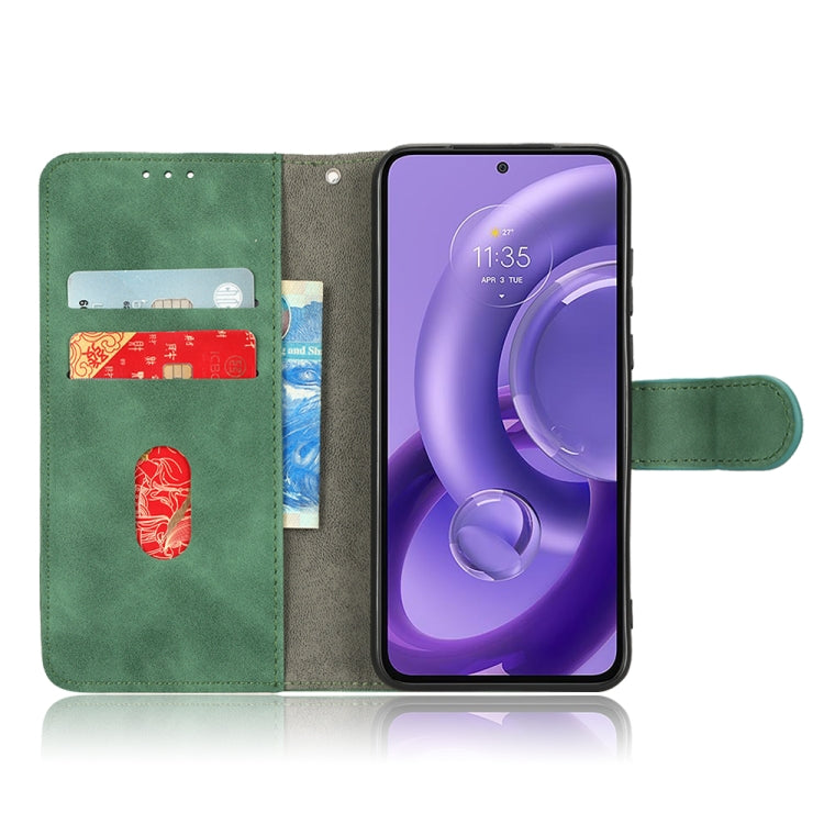 For Motorola Edge 30 Lite / 30 Neo Skin Feel Magnetic Flip Leather Phone Case