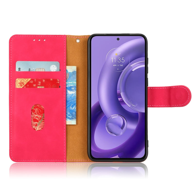 For Motorola Edge 30 Lite / 30 Neo Skin Feel Magnetic Flip Leather Phone Case