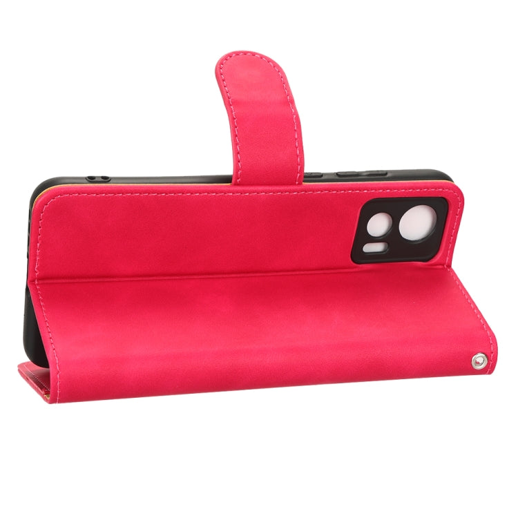 For Motorola Edge 30 Lite / 30 Neo Skin Feel Magnetic Flip Leather Phone Case