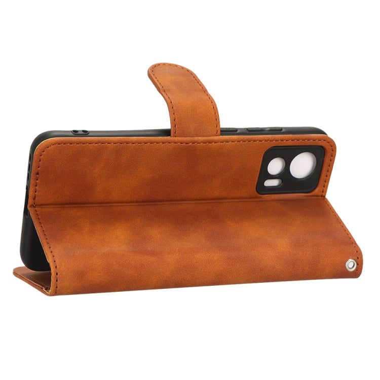For Motorola Edge 30 Lite / 30 Neo Skin Feel Magnetic Flip Leather Phone Case