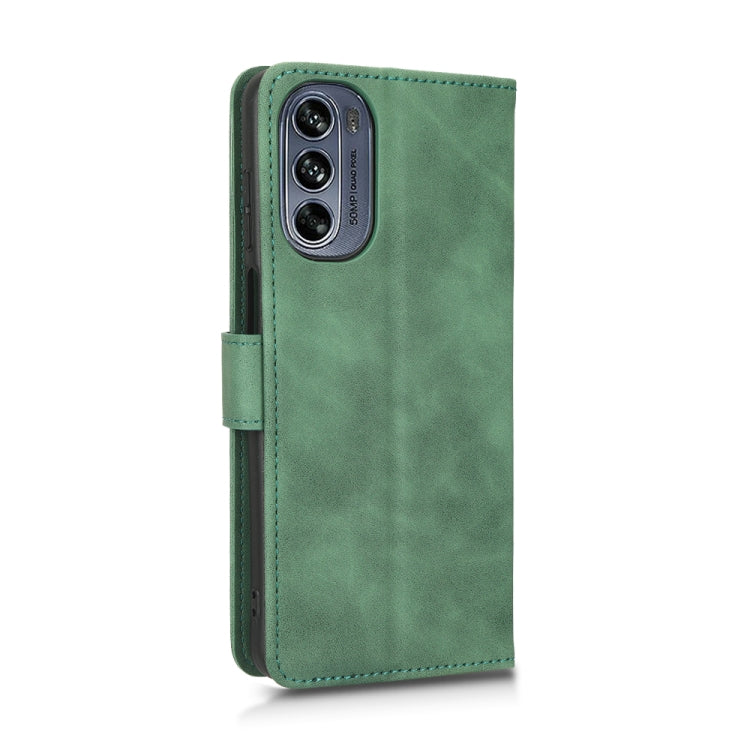 For Motorola Moto G62 Skin Feel Magnetic Flip Leather Phone Case
