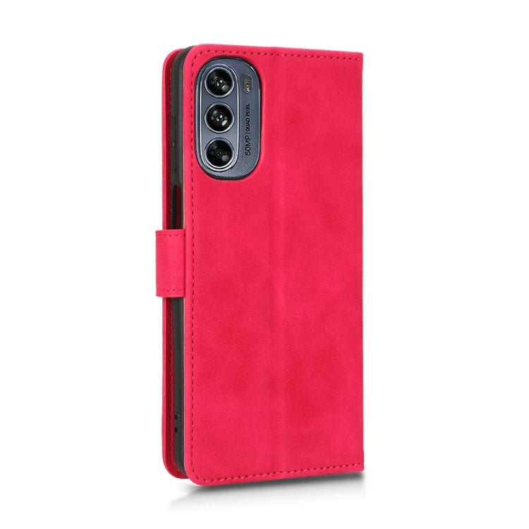 For Motorola Moto G62 Skin Feel Magnetic Flip Leather Phone Case