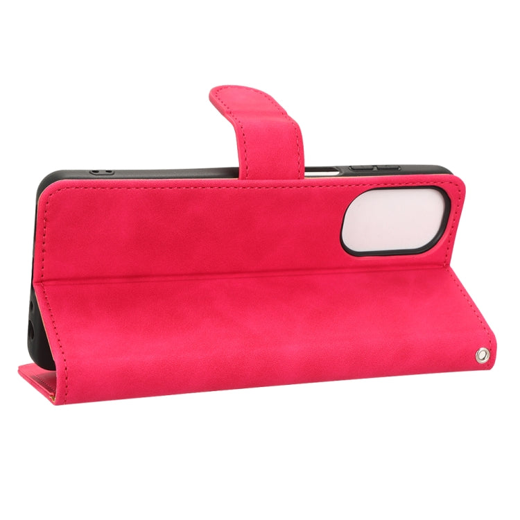 For Motorola Moto G62 Skin Feel Magnetic Flip Leather Phone Case