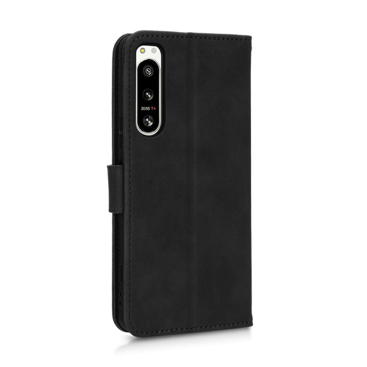 For Sony Xperia 5 IV Skin Feel Magnetic Flip Leather Phone Case