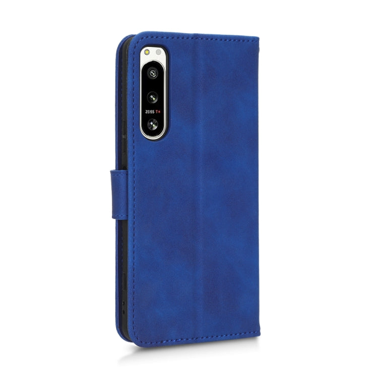 For Sony Xperia 5 IV Skin Feel Magnetic Flip Leather Phone Case