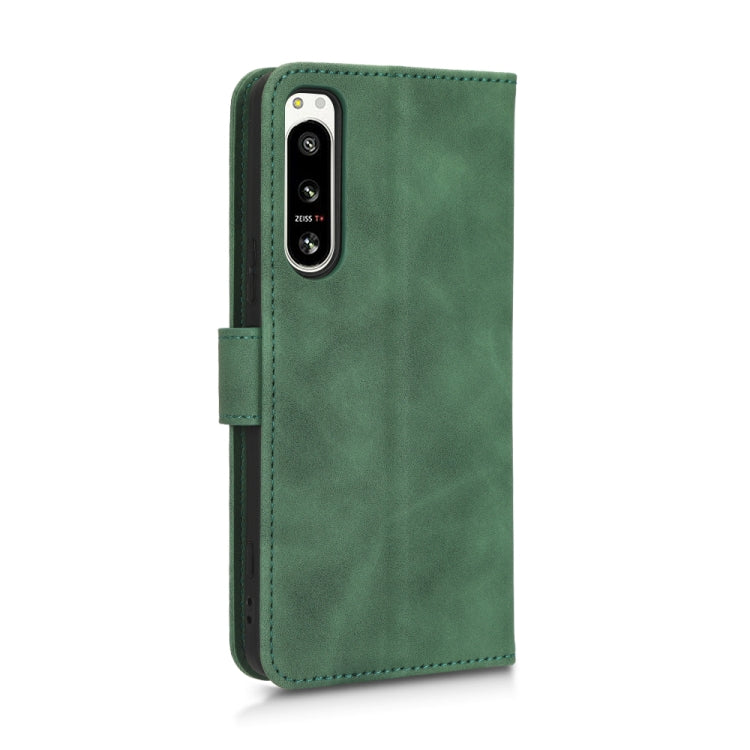 For Sony Xperia 5 IV Skin Feel Magnetic Flip Leather Phone Case