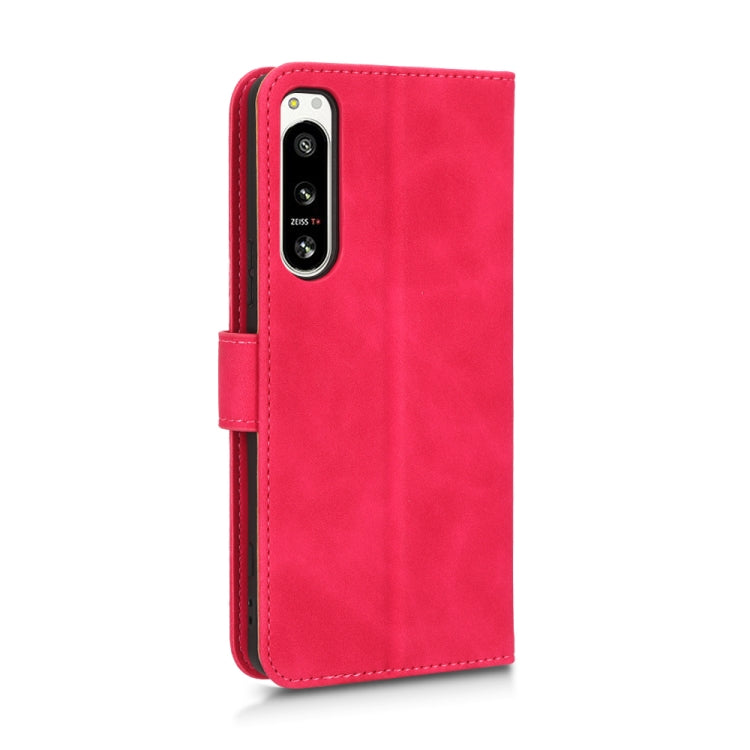 For Sony Xperia 5 IV Skin Feel Magnetic Flip Leather Phone Case