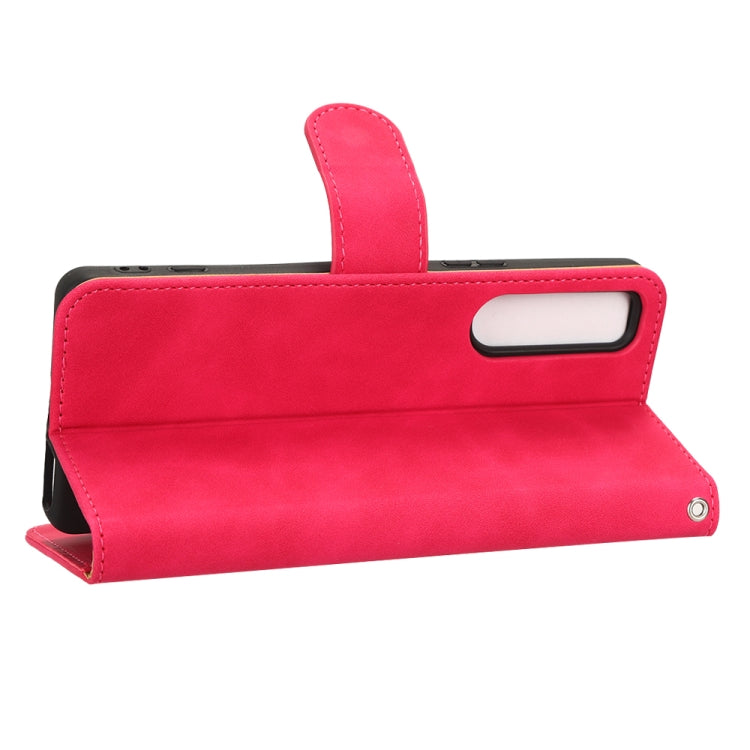 For Sony Xperia 5 IV Skin Feel Magnetic Flip Leather Phone Case