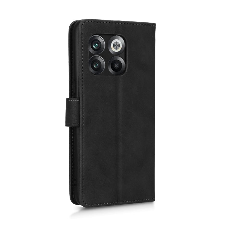 For OnePlus 10T 5G Skin Feel Magnetic Flip Leather Phone Case