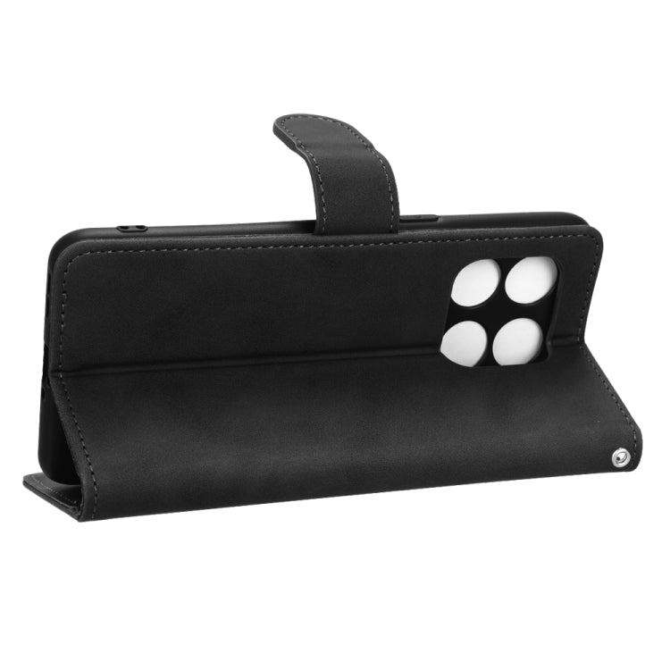 For OnePlus 10T 5G Skin Feel Magnetic Flip Leather Phone Case